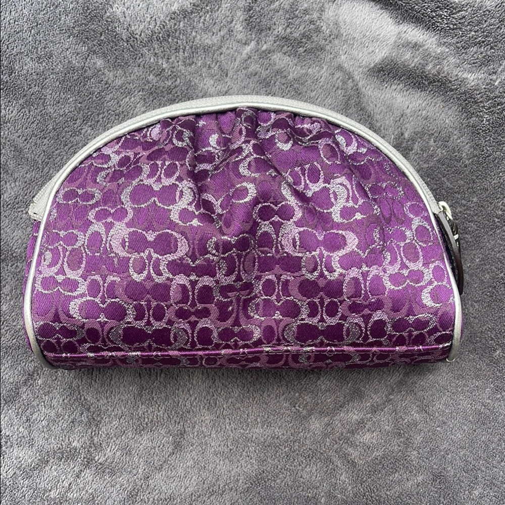 Purple Authentic Coach Women's Bag